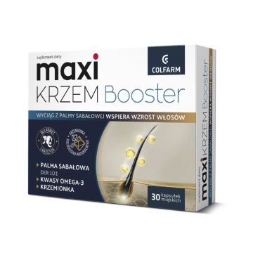 Maxi Krzem Booster, kapsułki miękkie, 30 szt.