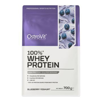 OstroVit 100% Whey Protein, proszek, jogurt borówkowy, 700 g