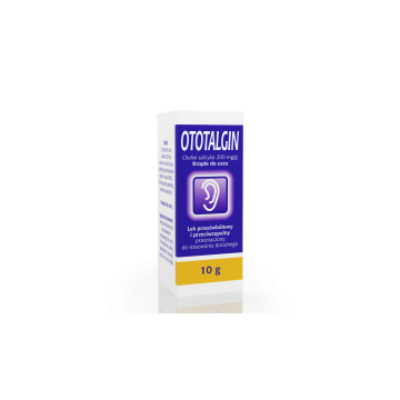 Ototalgin, 200 mg/g, krople do uszu, 10 g