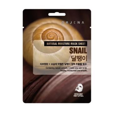 ORJENA Maska w płachcie Ślimak, 23 ml