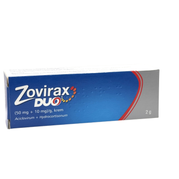 Zovirax Duo, (50 mg +10 mg)/g, krem,(i.rów),InPh,Rum,2g