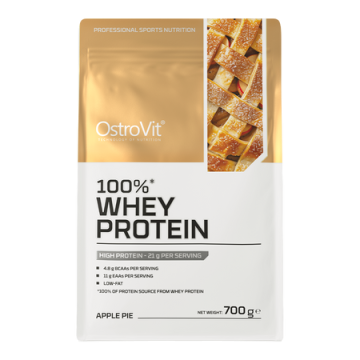 OstroVit 100% Whey Protein, proszek, szarlotka, 700 g